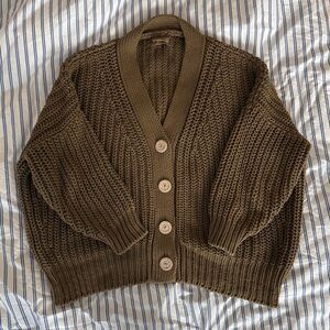 Babaa Olive Knit Sweater